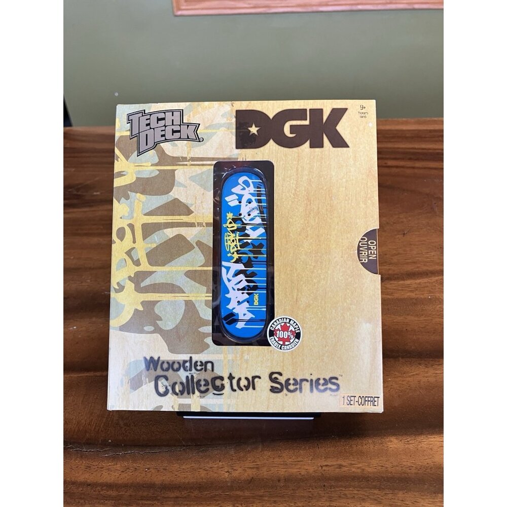 Tech Deck DGK (DGK ALL DAY) Wooden Collectors Series Skateboard RARE
